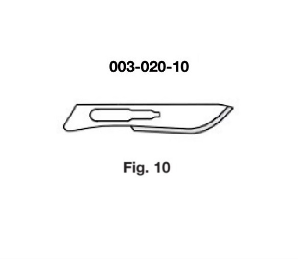 003-020-10 Scalpel Blade