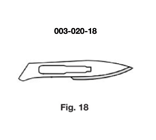 003-020-18 Scalpel Blade