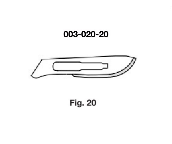 003-020-20 Scalpel Blade
