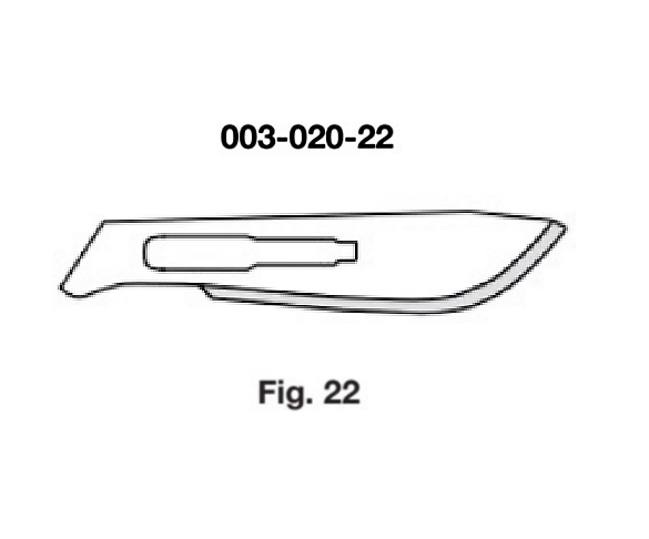 003-020-22 Scalpel Blade