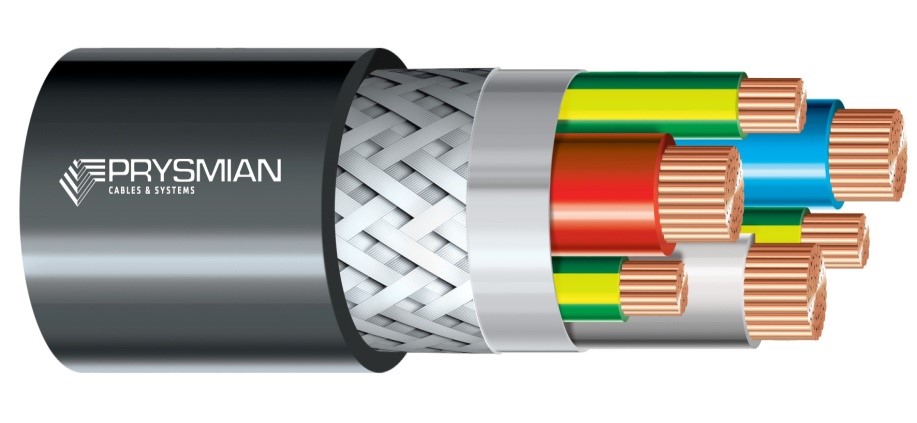 Prysmian 72CT Fiber optic ribbon cable F-RCG1A1J-12-CE-072-E3