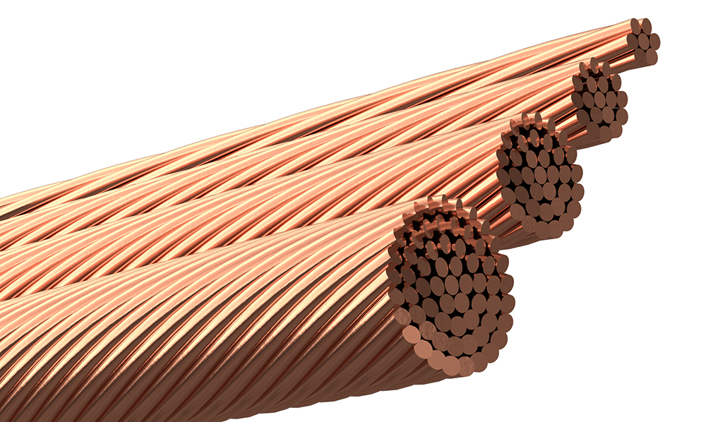Solid copper wire; polyethylene insulated twisted pair (24AWG OR/WH TWP HDPE COATED WIRE)