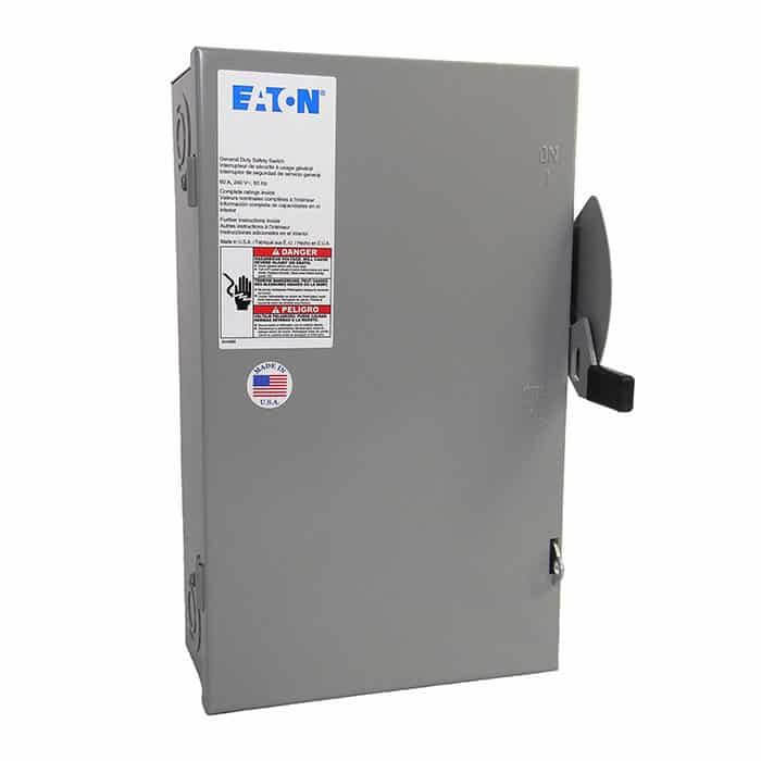 Eaton Cutler Hammer NON FUSED DISCONNECT 60A,240V,3PH