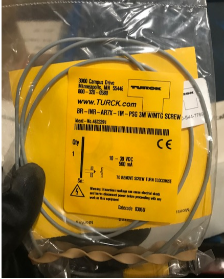 Turck PAL Cylinder Proximity Sensor Cable 1M 