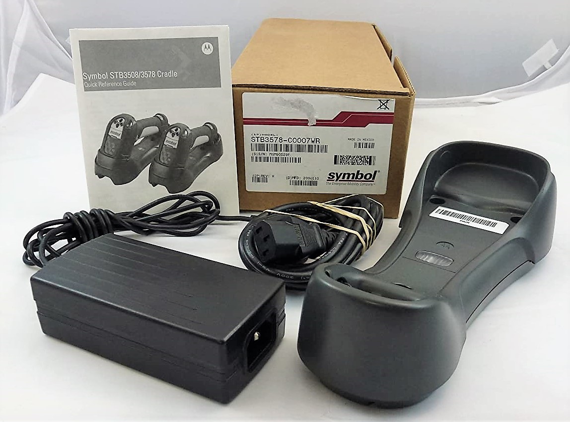 STB3578-C0007WR Charging Kit for DS3578 (Charging cradle, Power supply/Power cord, & USB cable)