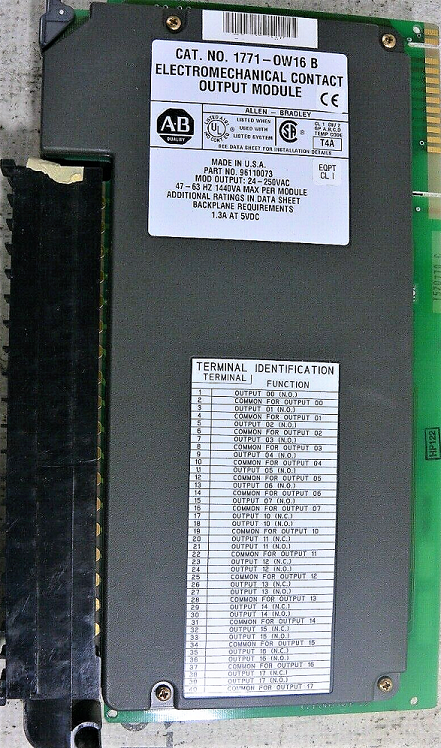 Allen Bradley 17710W16 B 16 Ch. Output Module Factory Sealed 