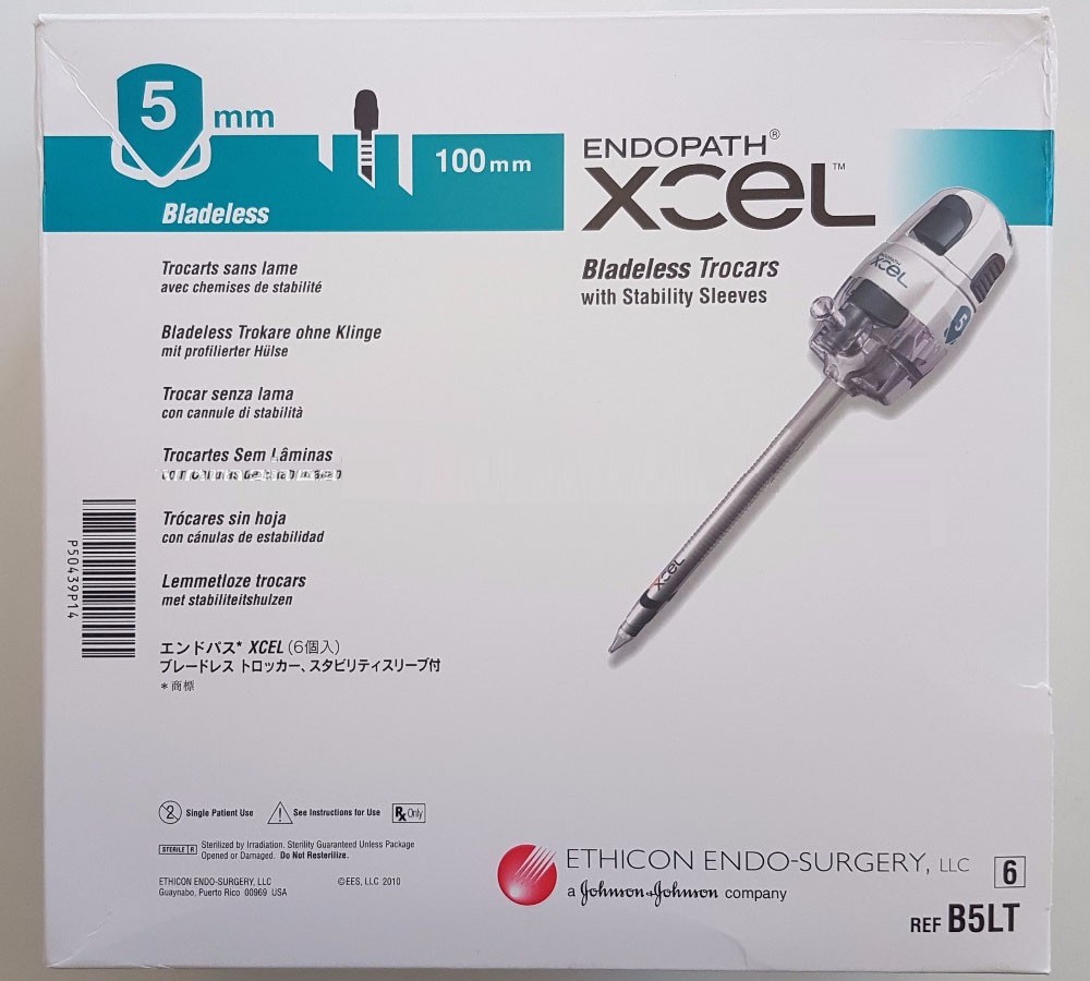 ETHICON B5LT - ENDOPATH XCEL BLADELESS TROCAR (6 per box)