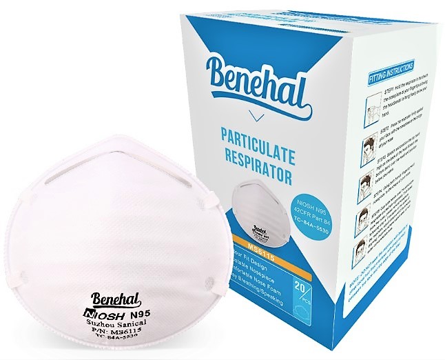 Benehal 6115 N95 Respirator Mask