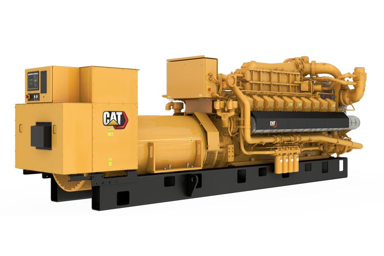 Caterpillar G3520C natural gas industrial genset.