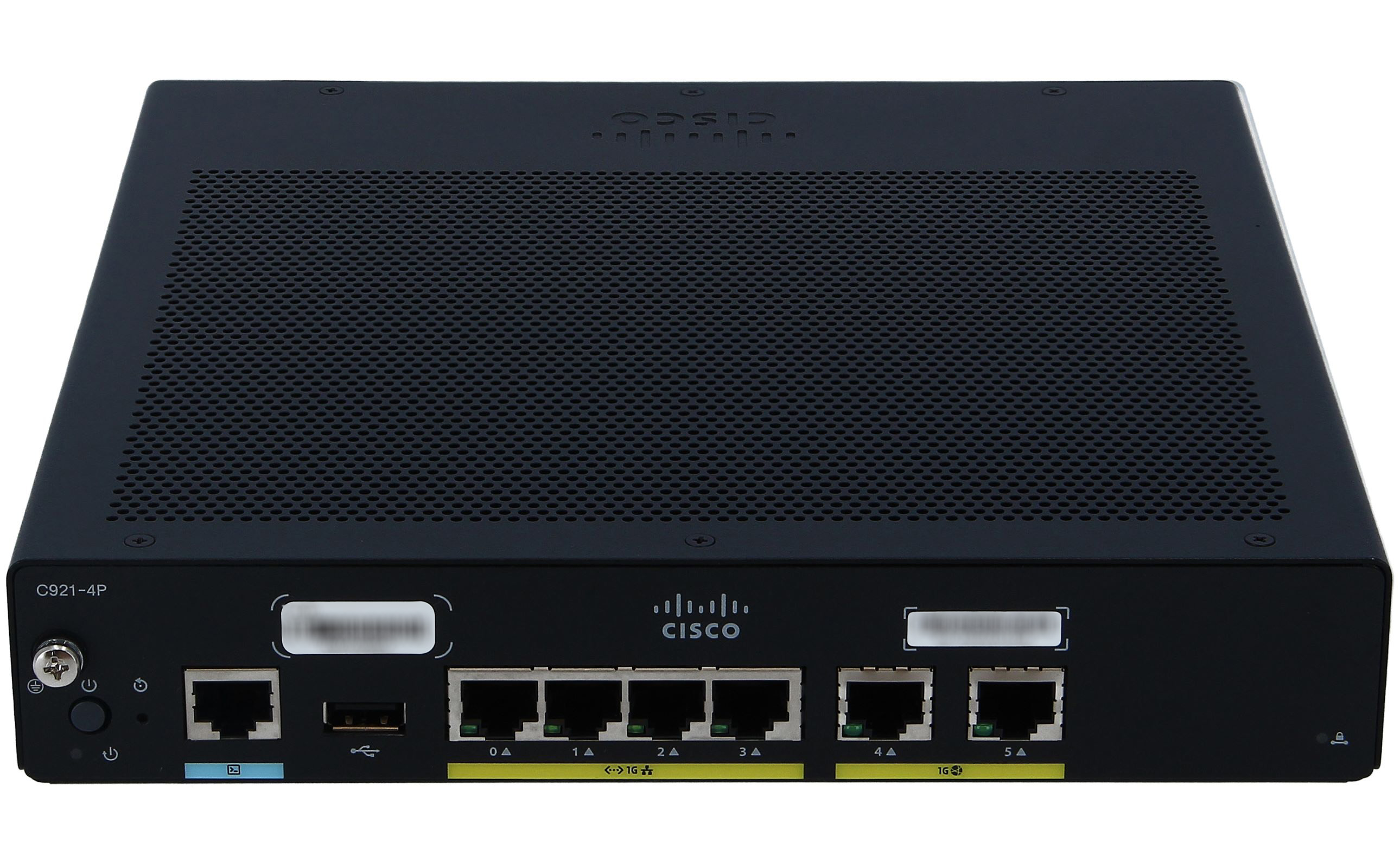 Cisco Integrated Services Router 921- Router - 4-port switch - GigE - WAN  ports: 2 - (C921-4P)