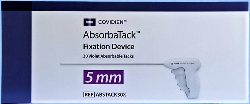 COVIDIEN ABSTACK30X - ABSORBATACK FIXATION DEVICE WITH 30 VIOLET TACKS - 5MM