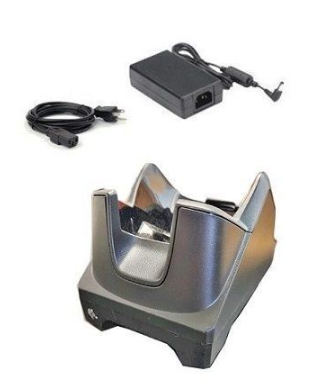 Zebra Single-Slot Charging Cradle for TC8x - CRD-TC8X-CHGE-01 - with power supply, & power cable