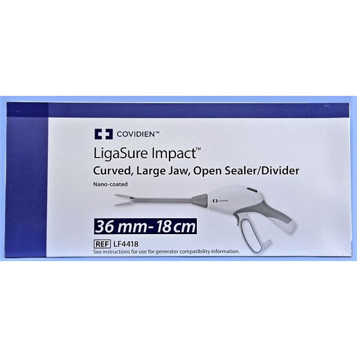 COVIDIEN LF4418 - ENERGY LIGASURE IMPACT CURVED, LARGE JAW, OPEN