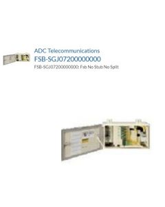 TE/ADC - FSB-SGJ07200000000 FSB NO STUB NO SPLIT