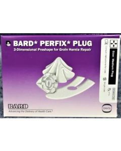BARD 0112760 - MEDIUM PERFIX PLUG, 1.3" X 1.55" (3.3CM X 3.9CM), 2 PER BOX