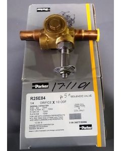 Parker Hannifin VALVE, SOLENOID R25E84 -1/4 ORIFICE X 1/2ODF, LESS COIL