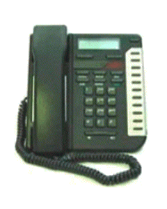 NORTEL VISTA 200 SINGLE LINE FEATURE PHONE - CHARCOAL