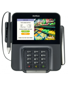 Verifone VX520 Credit Card Machine Terminal Reader With Reference Guide