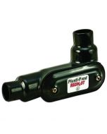 Plasti-Bond PRLR27 Conduit Body, Type: LR, Form 7, Size: 3/4", PVC Coated Iron