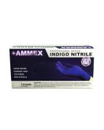 AMMEX AINPF4 Indigo Nitrile Exam Gloves