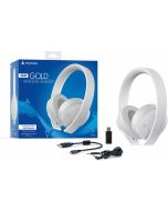 PS4 Gold Wireless Headset - White
