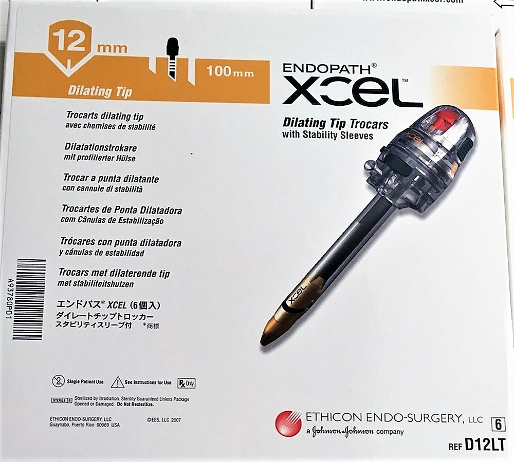 ETHICON ENDOPATH XCEL DILATING TIP 12MM X 100MM D12LT