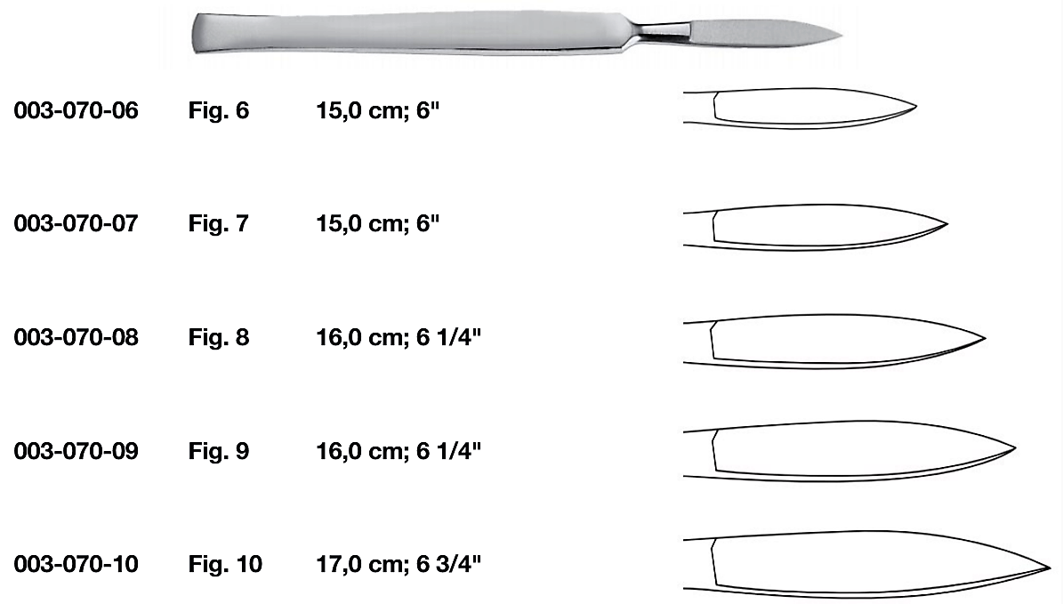 003-070-06 Dissecting Knife