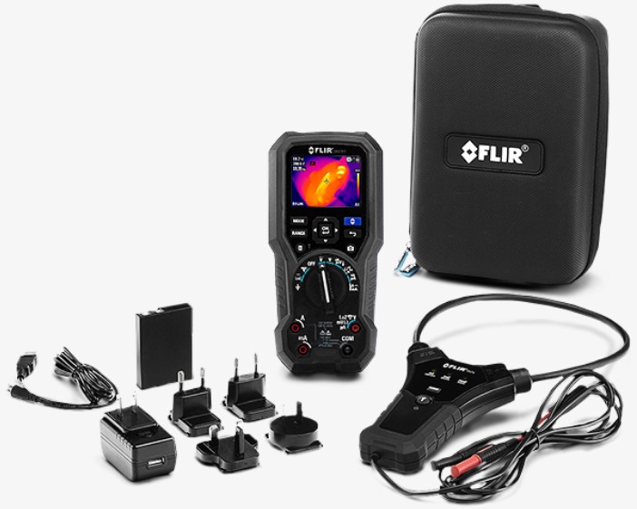 FLIR Professional Imaging Multimeter Kit includes: DM285-KIT + TA10-F + TA74