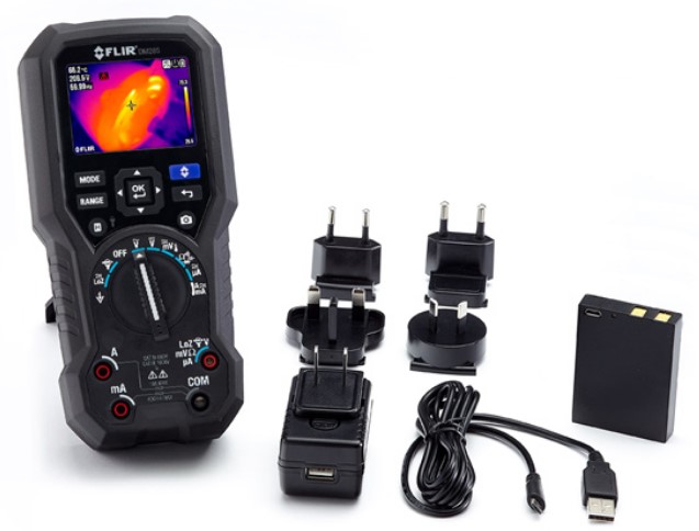 FLIR Professional Imaging Multimeter Kit includes: DM285 + TA04-KIT