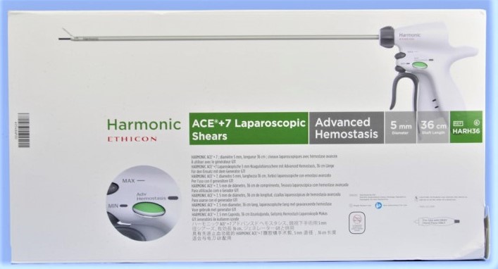 ETHICON ENERGY HARH36 - HARMONIC ACE®+7 Shears with Advanced Hemostasis 5mm - 36.0CM