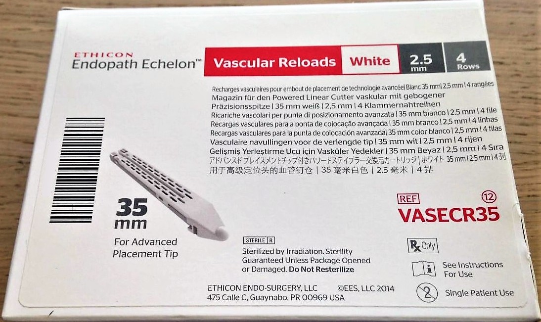 ETHICON VASECR35 - ECHELON 35MM-2.5MM RELOAD