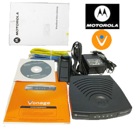 MOTOTOLA VT2142-VR BROADBAND VOICE GATEWAY FOR VONAGE