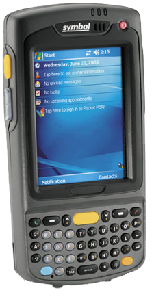 SYMBOL TECHNOLOGIES MC7090-PK0DJQFA8WR MC70 HANDHELD COMPUTER