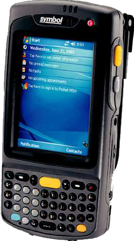 SYMBOL TECHNOLOGIES MC7090-PU0DJQFA8WR HANDHELD COMPUTER