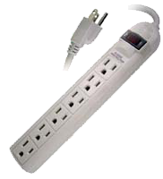POWER STRIP WITH 6FT CORD- MUST BE BEIGE OR WHITE