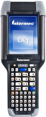 INTERMEC CK3B20D00E110 HANDHELD COMPUTER WITH USED BATTERY