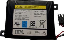IBM 53P0941 CACHE BATTERY 2757, AS400 WITH NEW BATT CELLS
