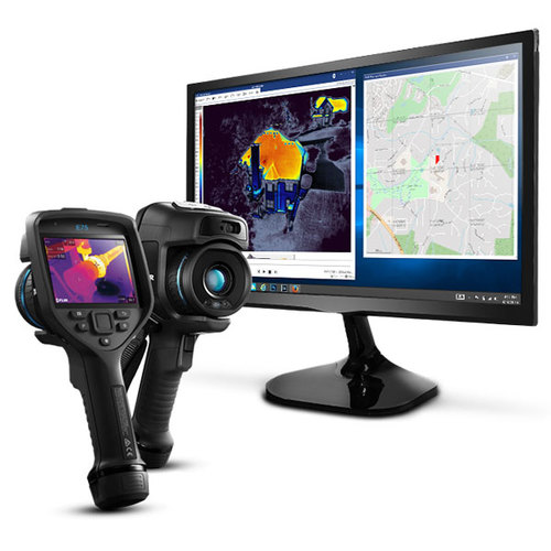 FLIR - E75 w/MSX 320 x 240 Resolution/30Hz w/24° and 14° Lens w/NIST and FLIR Thermal Studio Pro - 12 Month Subscription