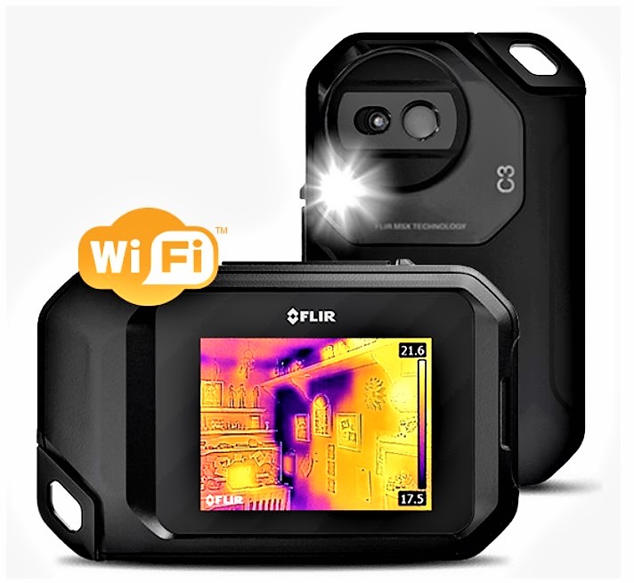 FLIR C3 ProThermCam WiFi 80x60 Res/9Hz