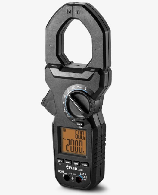 FLIR - Industrial 1000 Amp Power Clamp w/VFD Mode and Bluetooth METERLiNK with NIST
