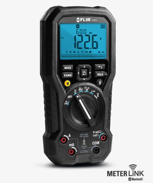 FLIR Industrial Digital Multimeter with LoZ and VFD Mode with NIST