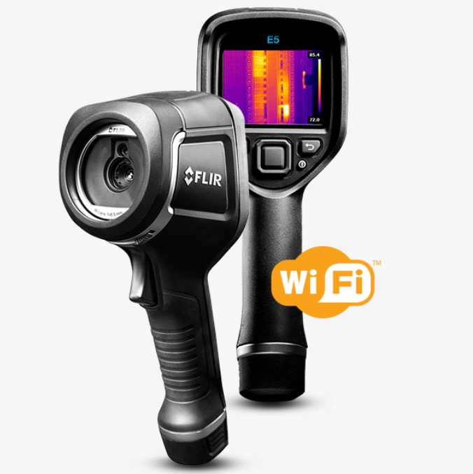 FLIR - E5xt IR Camera w/MSX and WiFi 160 x 120 Resolution/9Hz