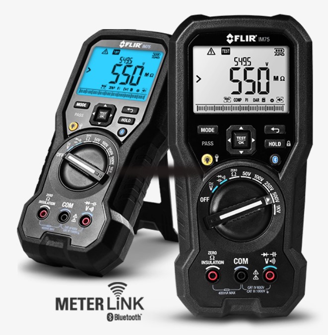FLIR Industrial Insulation Tester and DMM Combination with VFD Mode and Bluetooth METERLiNK and NIST