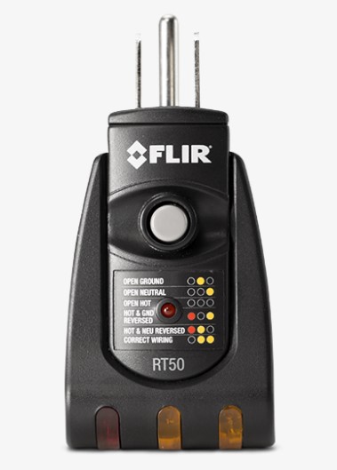 FLIR Receptacle Tester with GFCI Check