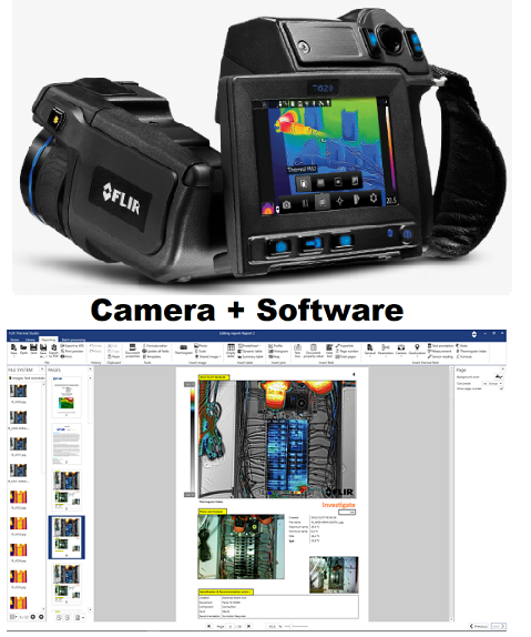 FLIR - T620 IR Camera 640 x 480 Resolution/30Hz w/15° Lens and FLIR Thermal Studio Pro - 12 Month Subscription