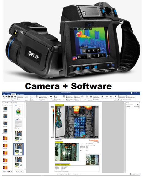 FLIR - T620 IR Camera with NIST Calibration, 640 x 480 Resolution/30Hz w/15° Lens and FLIR Thermal Studio Pro - 12 Month Subscription