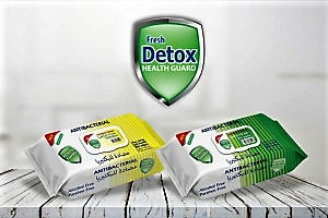 FRESH DETOX - ANTIBACTERIAL WET WIPES