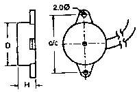 MALLORY PK-20A25W PIEZOELECTRIC BUZZER