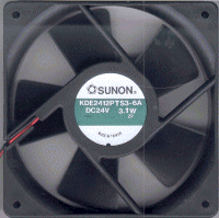 SUNON KDE2412PTS3-6A 24VDC 120MM X 25MM 67CFM FAN