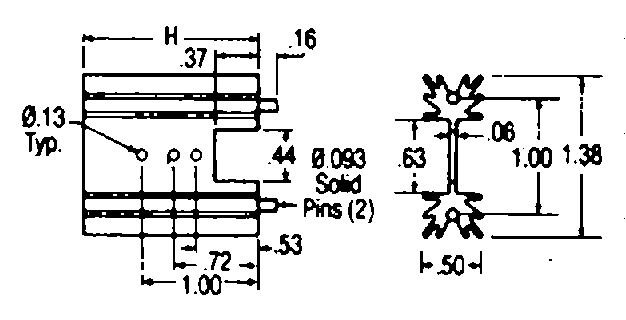 AAVID 531002B02500 HEATSINK